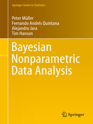 cover image of Bayesian Nonparametric Data Analysis